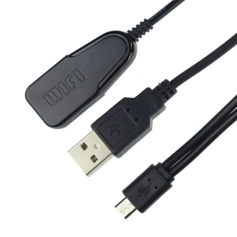 Wi-Fi USB Adapter Receiver Cable To HD TV (NO DONGLE INCLUDED). Wi-Fi Antenna. A